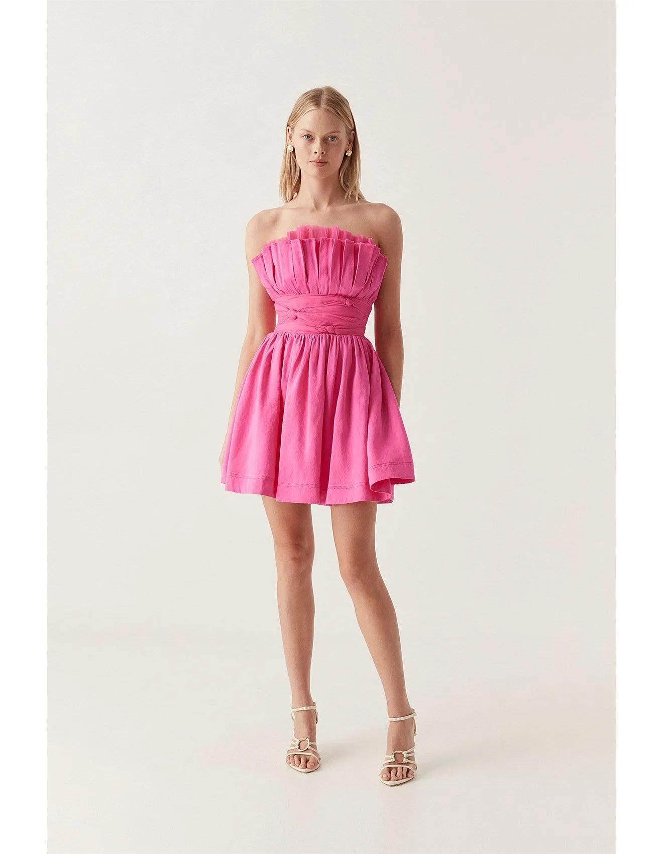 Aje Whisper Layered Mini Dress