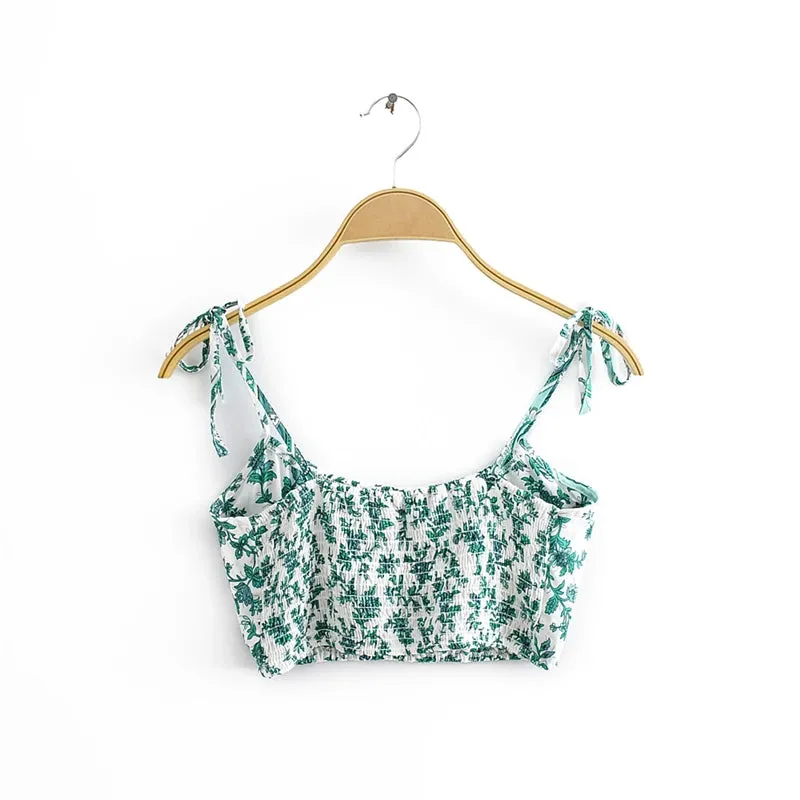 Chaima's Boho Two Piece Sets Mini Skirts and Crop Top