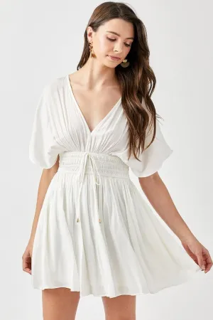 Clara Mini Dress- Smocked Dress Graduation Dress