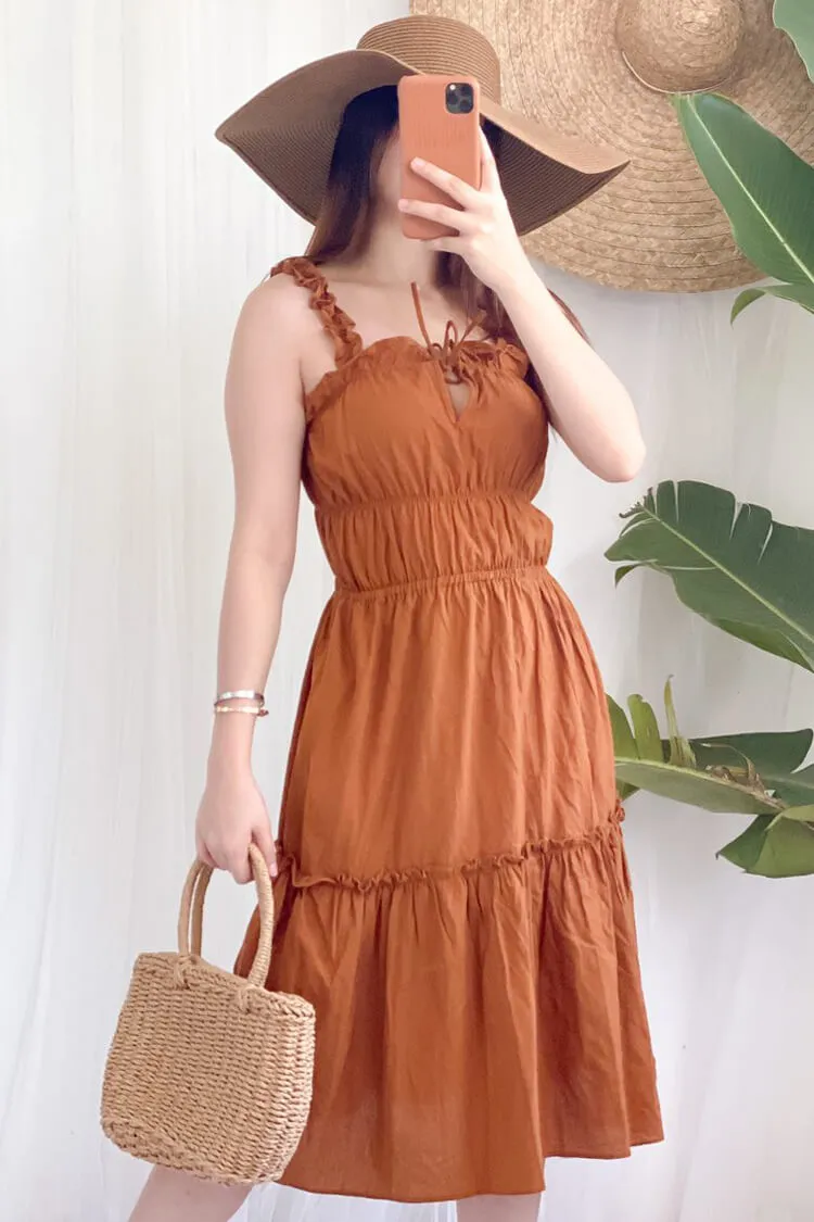 Davina Ruched Summer Dress