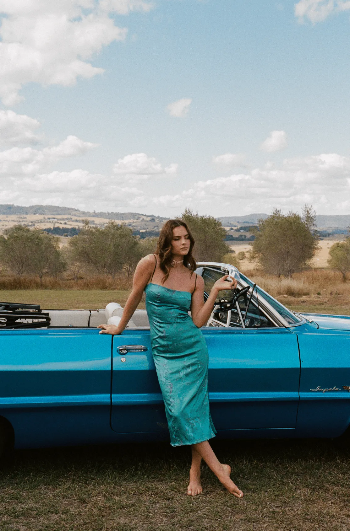 Fait Par Foutch - Josephine Dress in Teal