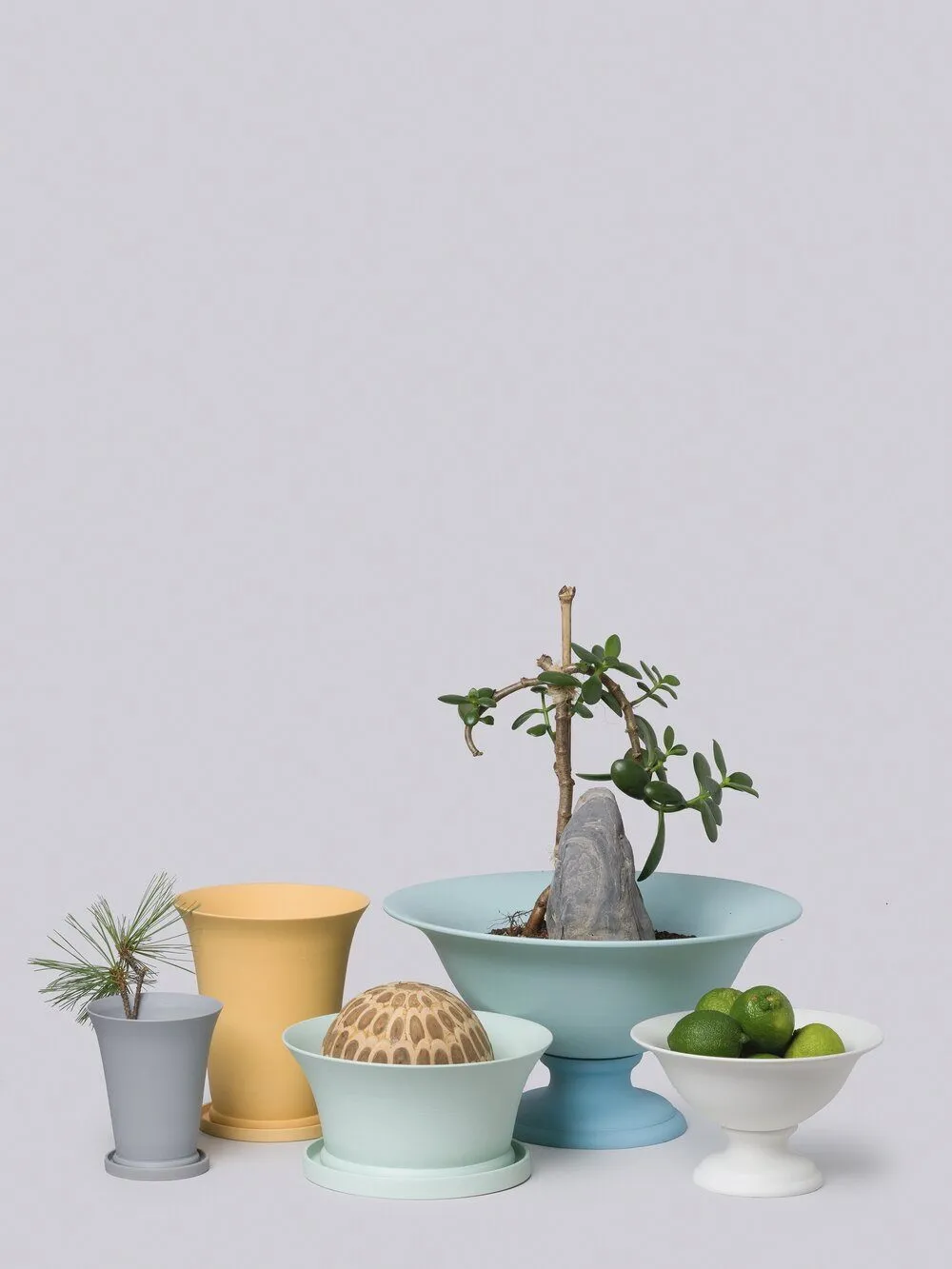 FOOTED VASO (DENIM)