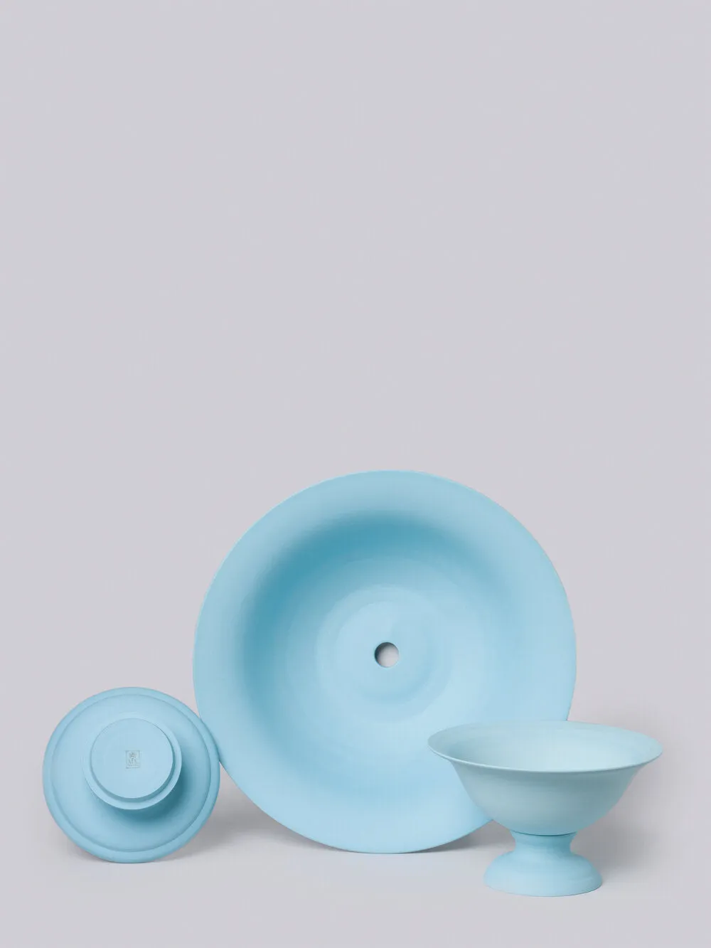 FOOTED VASO (DENIM)