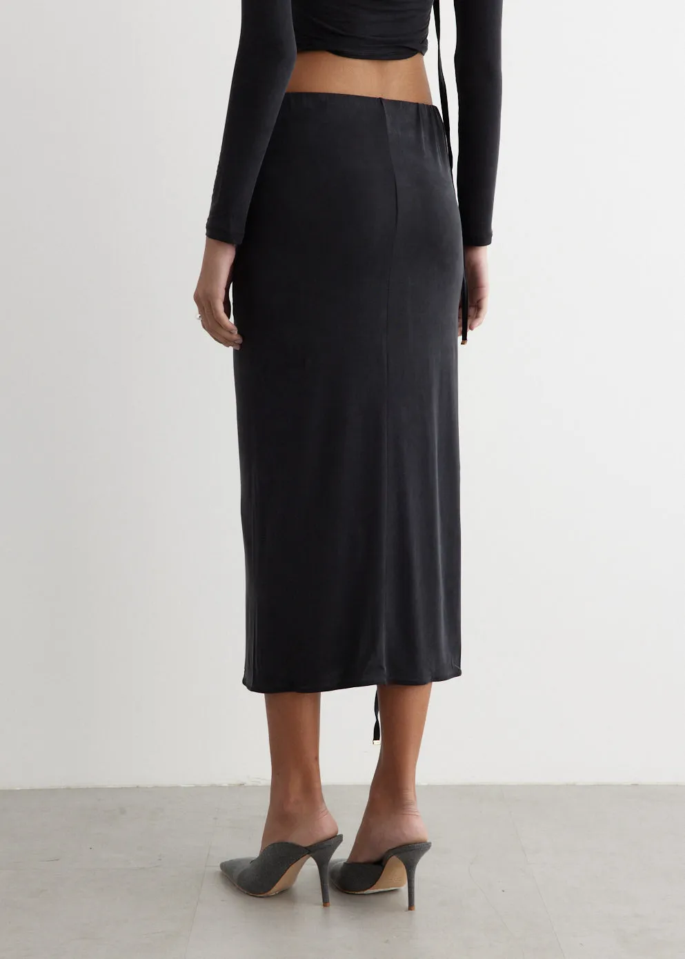 La Jupe Pareo Croissant Skirt