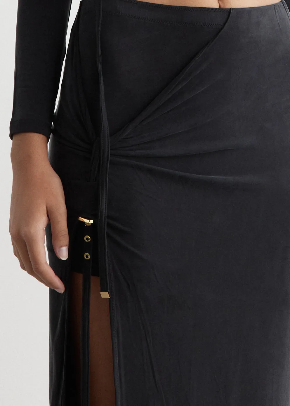 La Jupe Pareo Croissant Skirt