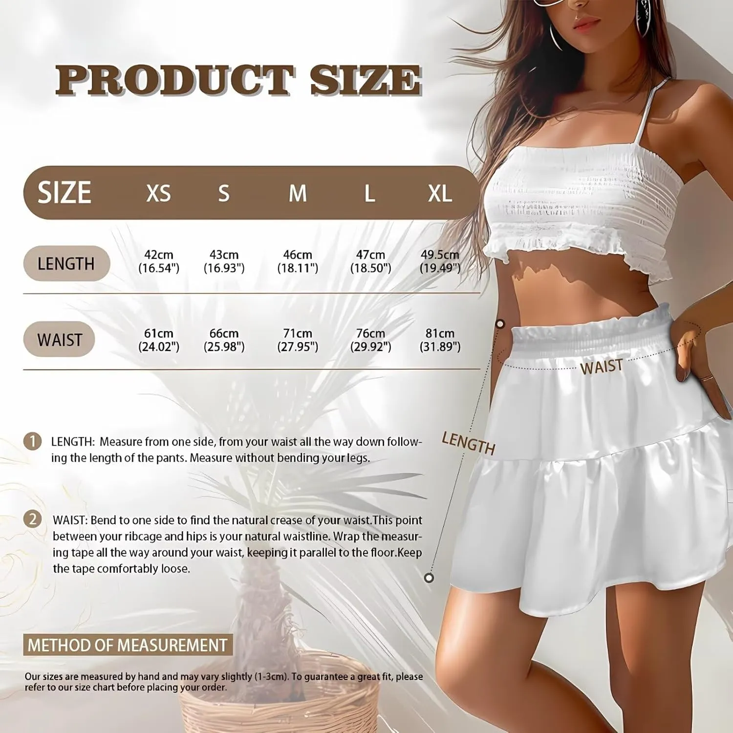 Short Skirts for Women High Waist Tiered Mini Skirt for Running Casual