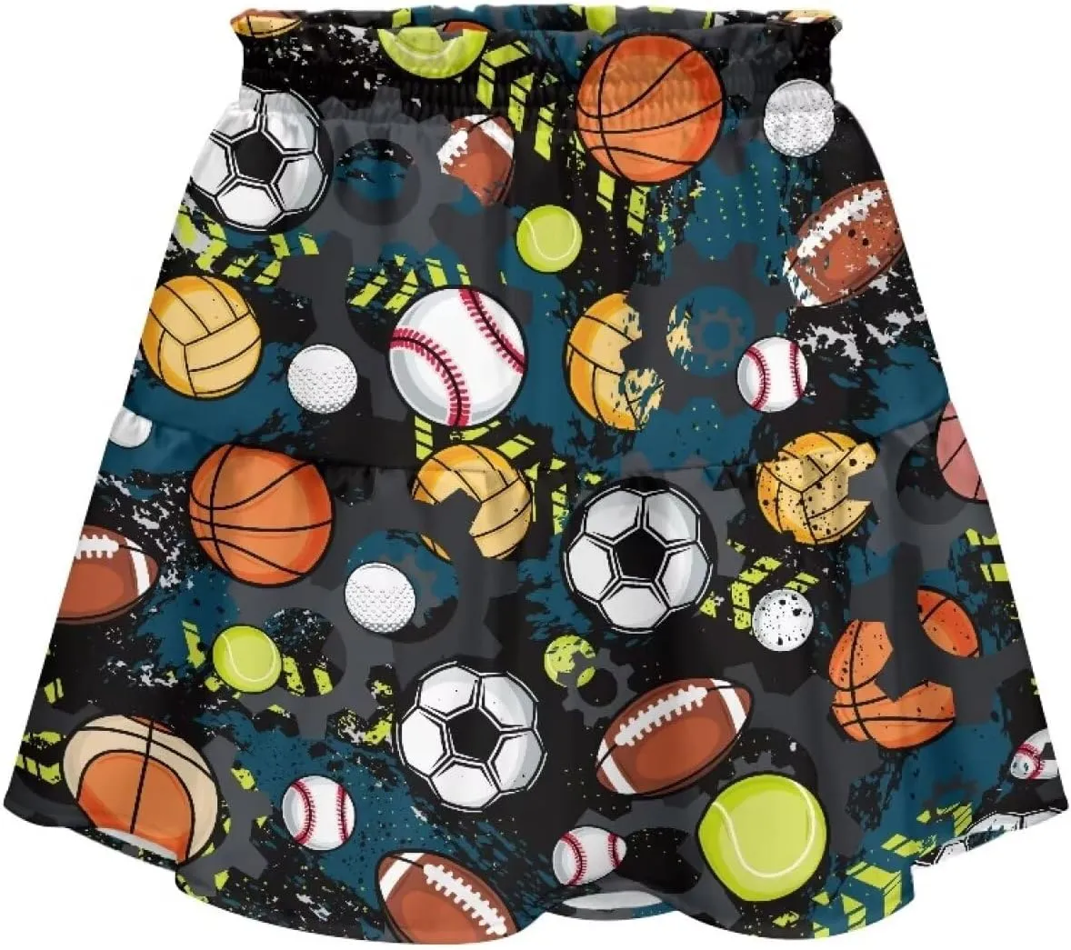 Short Skirts for Women High Waist Tiered Mini Skirt for Running Casual