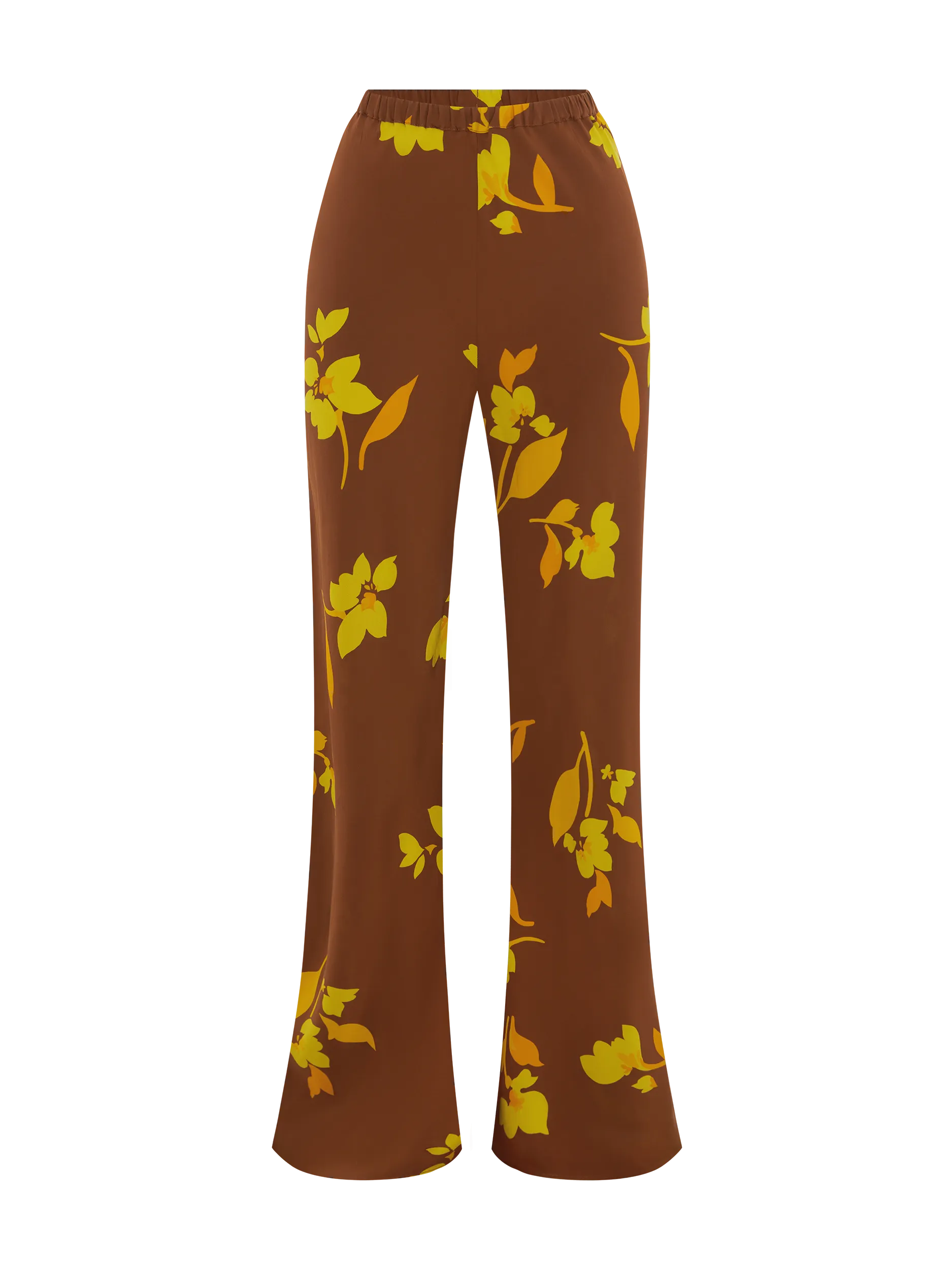 Tilda Pants | Tulp Carob Silk